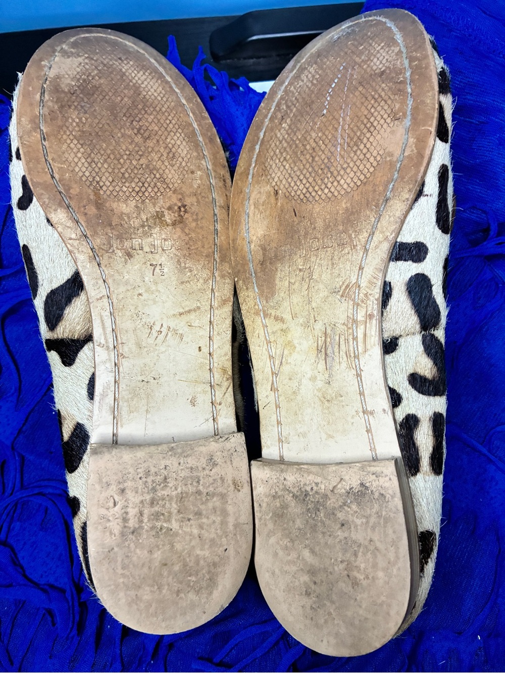 Jon Josef Gentry Leopard Print Calf Hair Smoking Loafer - Picture 7 of 7